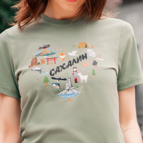 Футболка "Сердце Сахалина"