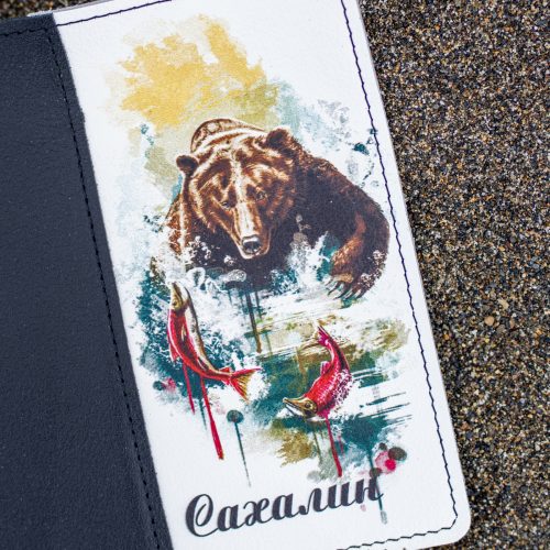 Обложка Медведь с рыбой